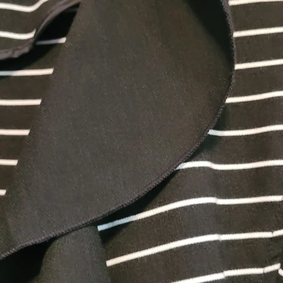 Black and White Striped Women's Jacket - Picture 9 of 10